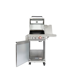 Ψησταριά Υγραερίου Calfer Gas View 2+1 INOX 9.5kW