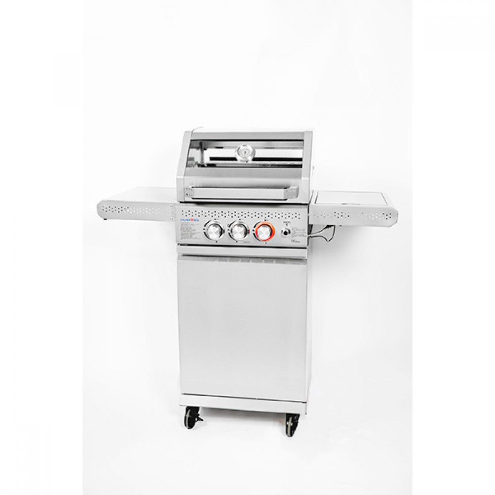 Ψησταριά Υγραερίου Calfer Gas View 2+1 INOX 9.5kW