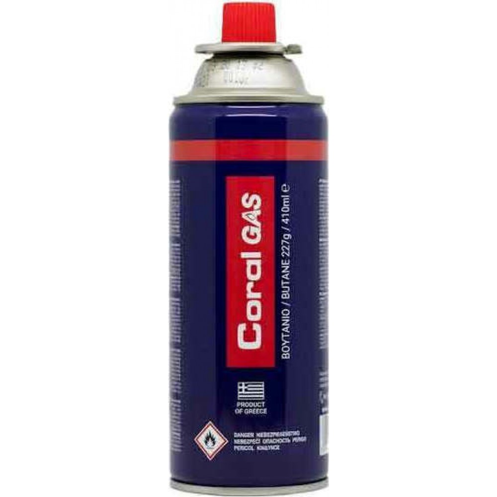 Φιαλίδιο Coral Gas Για Φορητό Κουζινάκι 227gr