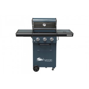 Ψησταριά Υγραερίου Coral Gas Sahara X350 3 Burner BBQ Smokey Teal