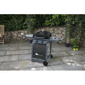 Ψησταριά Υγραερίου Coral Gas Sahara X150 2 Burner Gas BBQ Μαύρο Γκρι