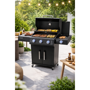 Ψησταριά Υγραερίου Proton BBQ 3+1 BLACK