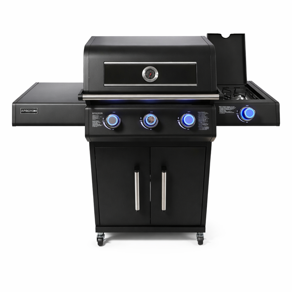 Ψησταριά Υγραερίου Proton BBQ 3+1 BLACK