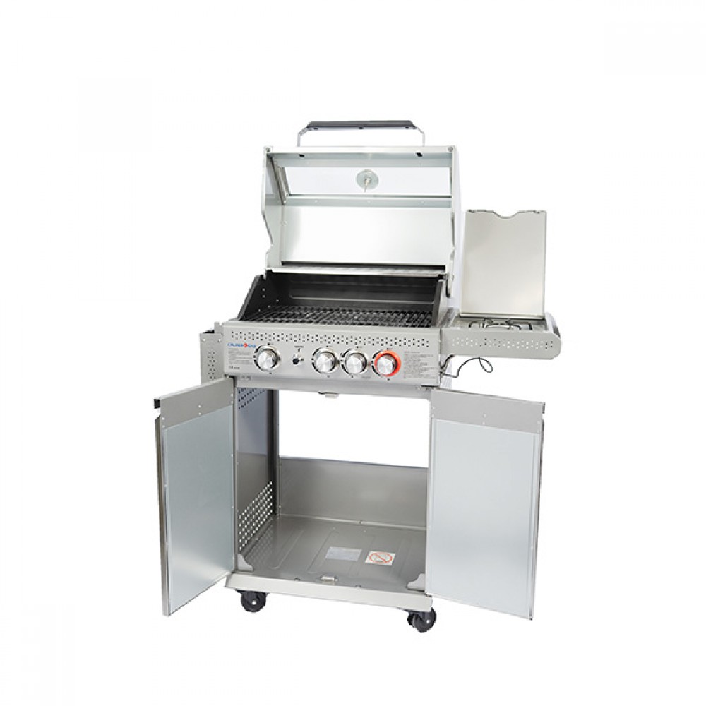 Ψησταριά Υγραερίου Calfer Gas View 3+1 INOX 12.5kW