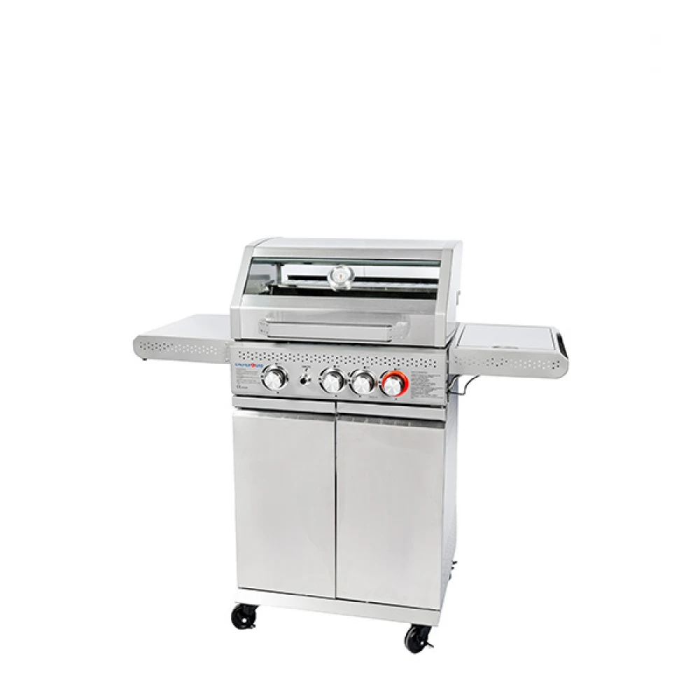 Ψησταριά Υγραερίου Calfer Gas View 3+1 INOX 12.5kW